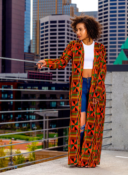 Kente Rew cardigan (unisex)"