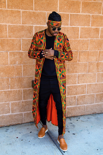 Kente Rew cardigan (unisex)"