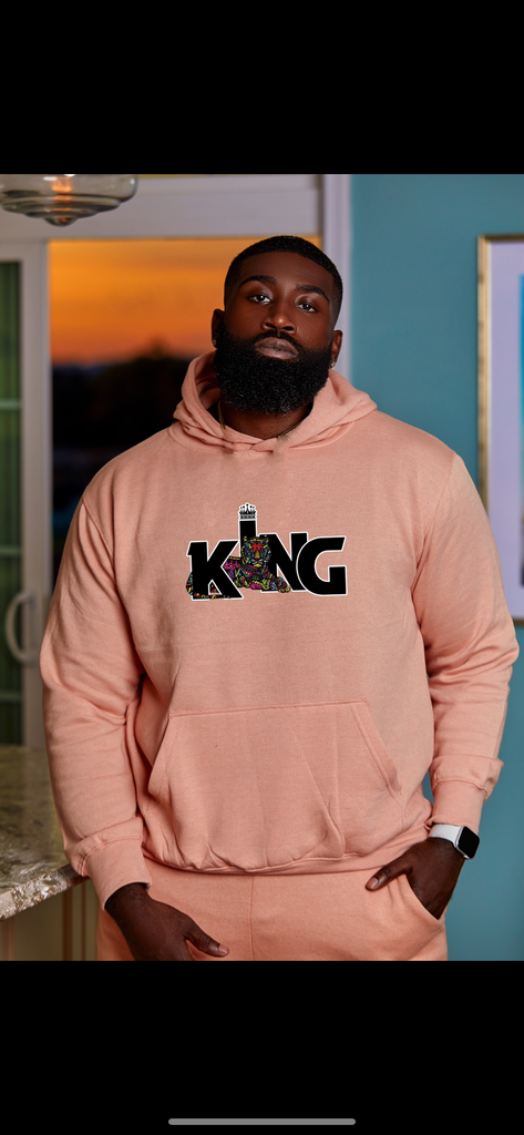 Luther King hoodie Peach