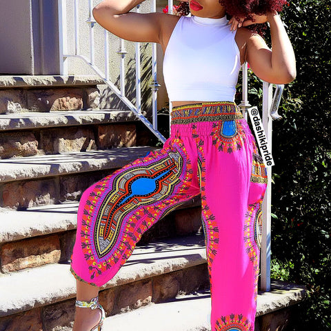 Pink tik pants