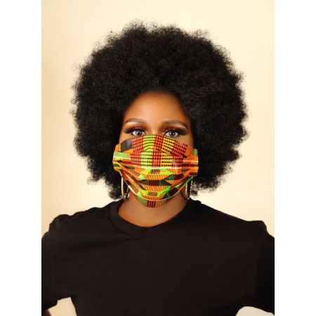 Kente Rew face mask (unisex)