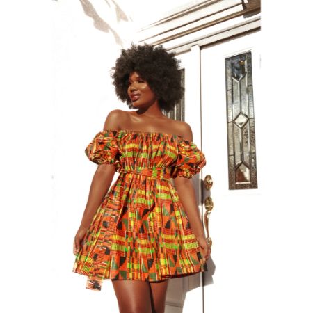 Kente Rew Dress