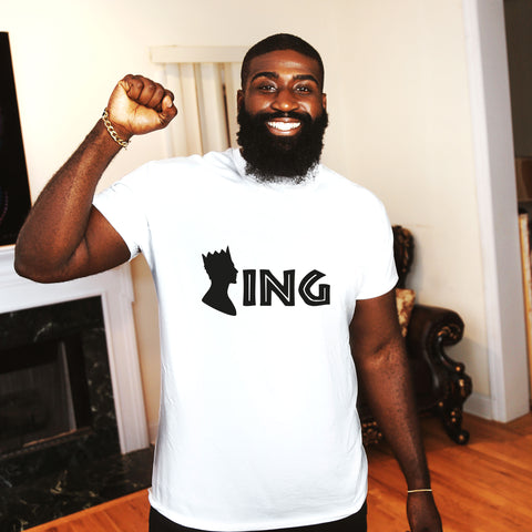 King TShirt white