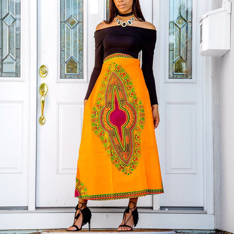 Flora wrap skirt