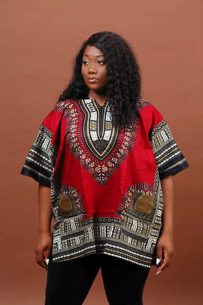 Gray Mud Dashiki plus size