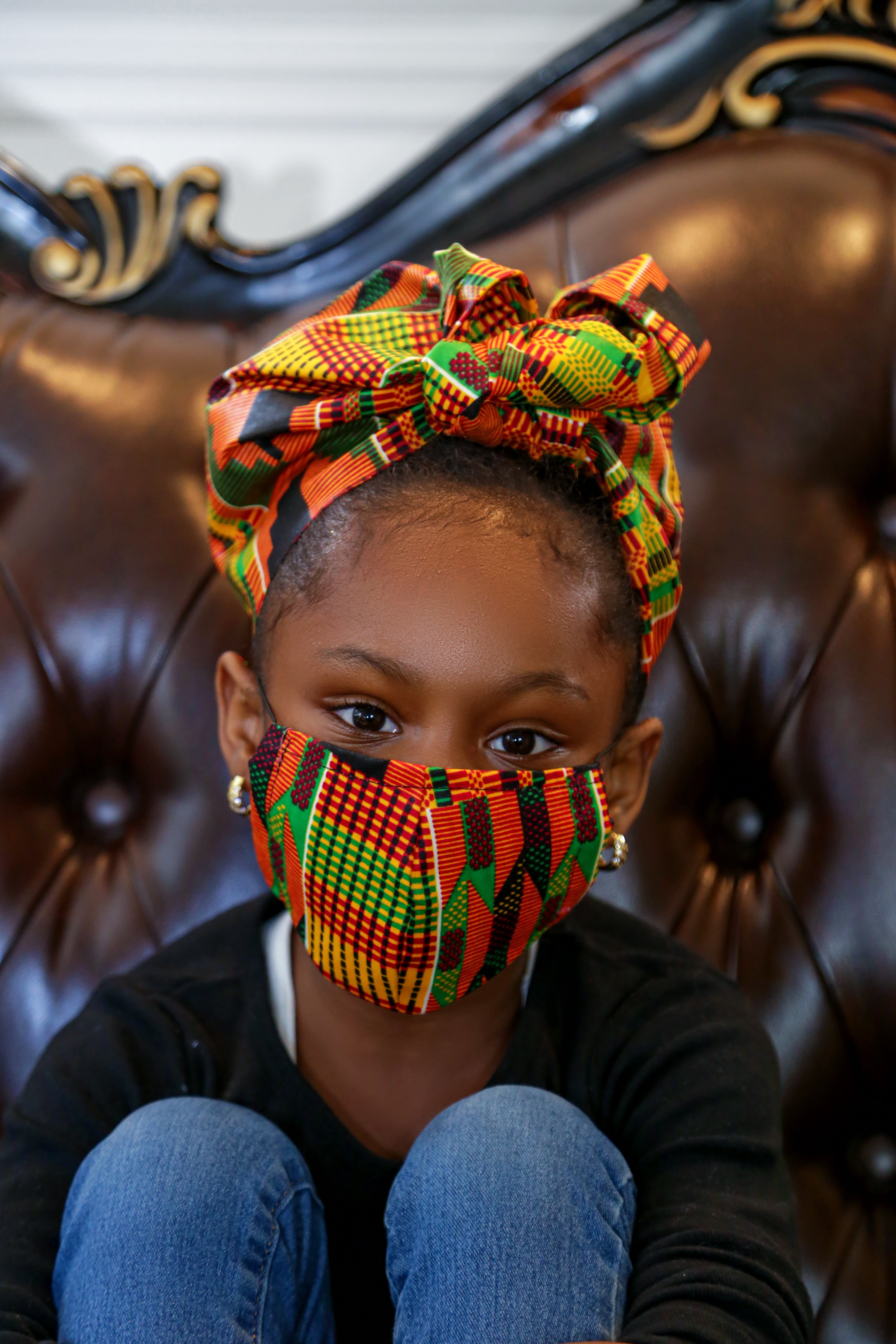 Kente Rew kids headwrap