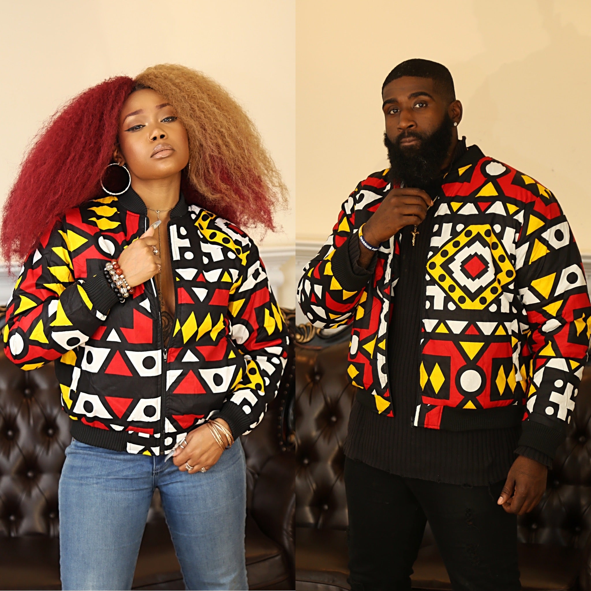 Cam bomber jacket DashikiPride